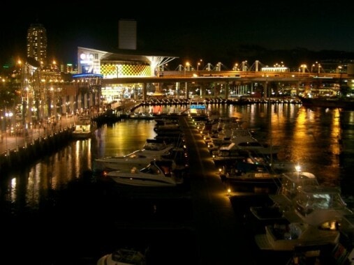 Darling Harbour nocą