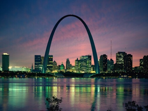 Gateway Arch nocą