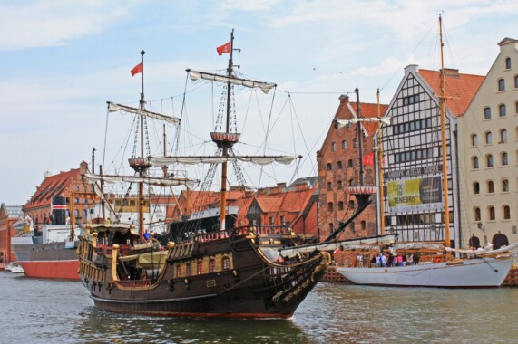 Gdańsk. Statek piracki