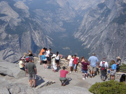 Punkt widokowy na dolinę Yosemite