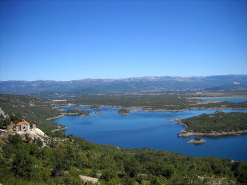 Jezioro Slansko koło Nikšićy