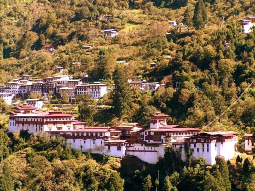Klasztor Trongsa Dzong