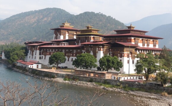 Klasztor w Punakha Dzong