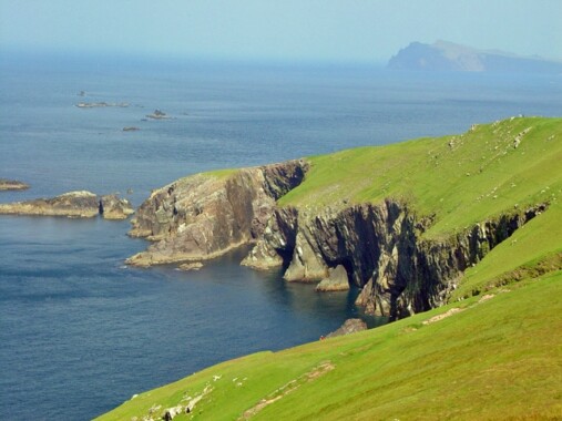 Klify na wyspie Great Blasket