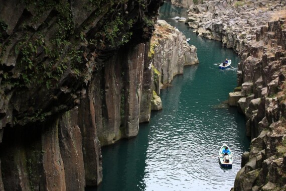 Kolumny bazaltowe w Takachiho