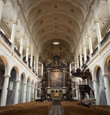 Wnętrze kościoła Karola Boromeusza w Antwerpii