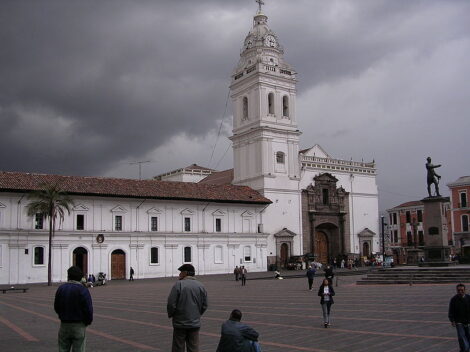 Plac Santo Domingo w Quito