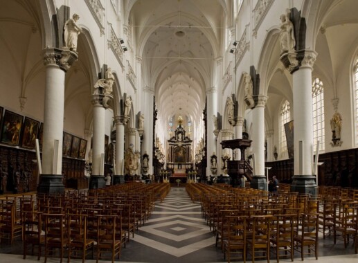 Wnętrze kościoła św. Pawła w Antwerpii