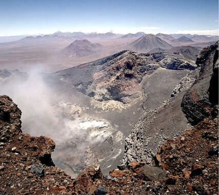 Krater wulkanu Lascar