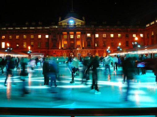 Lodowisko przed Somerset House