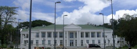 Ogród State House w Roseau