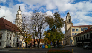Plac Ratuszowy w Kownie