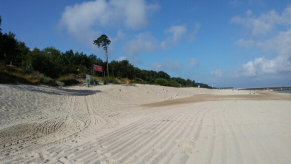 Plaża w Ustce