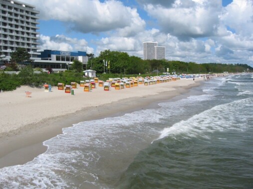 Plaża w Timmendorfer Strand