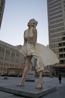 Pomnik Marilyn Monroe w Chicago