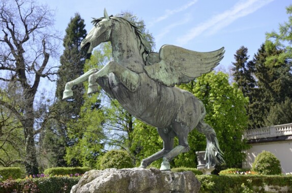 Salzburg, Fluegelross – rzeźba pegaza