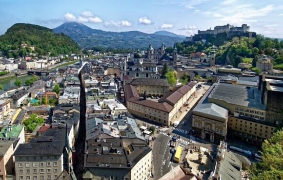 Salzburg, historyczna część miasta