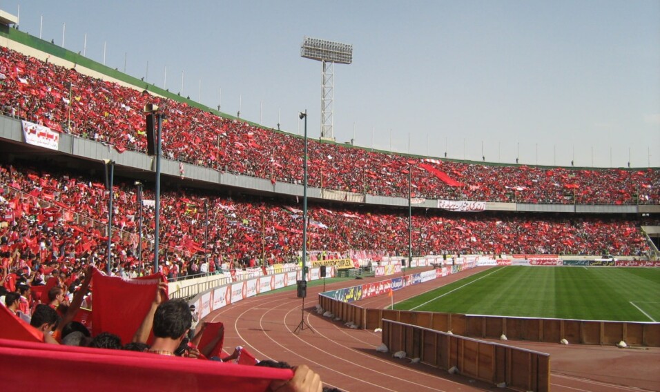 Azadi Stadion w Teheranie w Iranie