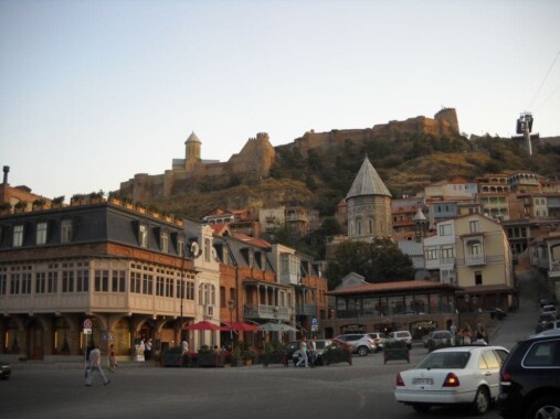 Twierdza Narikala w Starym Mieście w Tbilisi