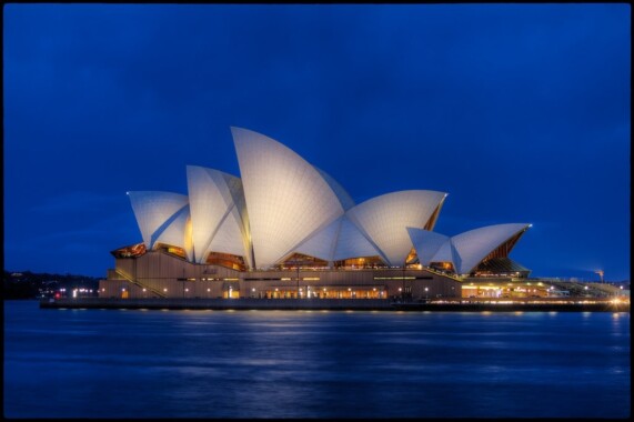 Sydney Opera House nocą