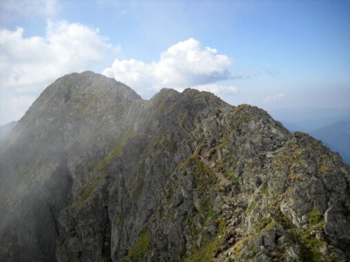 Szczyt Moldoveanu z Vistea Mare