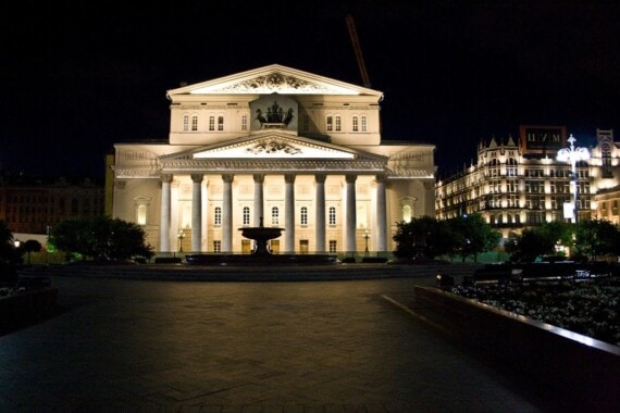 Teatr Bolszoj nocą