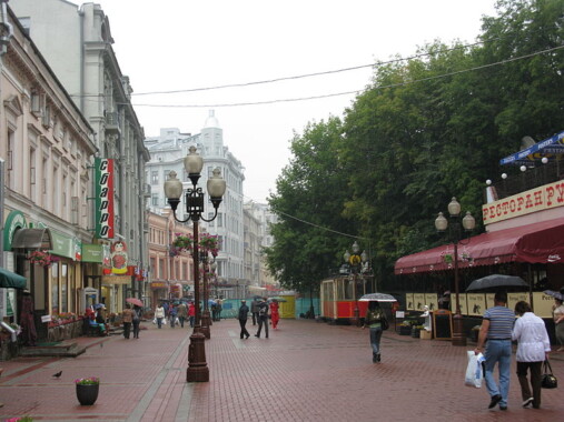 Ulica Arbat w Moskwie