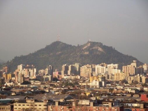 Widok na Cerro San Cristóbal