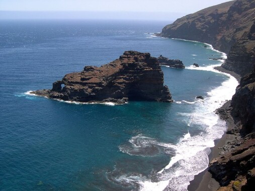 Wybrzeże w gminie Garafía – La Palma