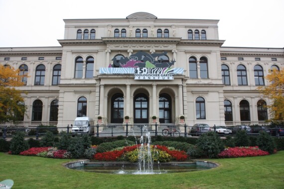 Wejście do zoo we Frankfurcie