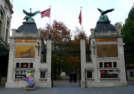Brama wejściowa zoo w Antwerpii