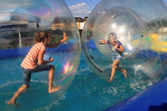 Zorbing w Sabat Krajno